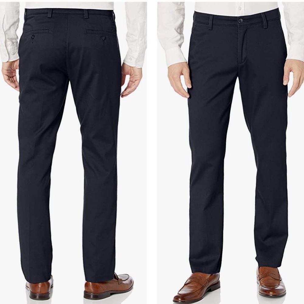 Dockers Slim Fit Black Khaki Pants 34/32